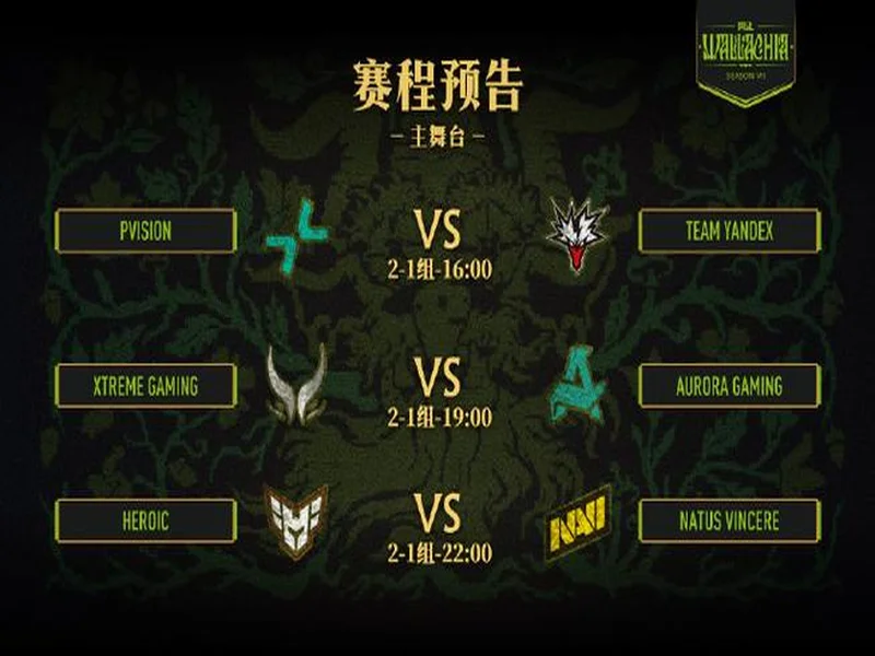 PGL瓦拉几亚S8瑞士轮第二日结束，XG与VG进入1-1组